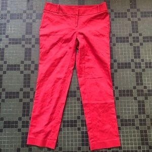 LOFT Pants - LOFT Marisa Pants, Red, Size 2 LOFT Pants - LOFT Marisa Pants, Red, Size 2